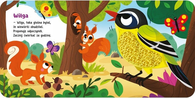 Dotknij i poczuj. Książeczka sensoryczna. Zwierzęta w lesie