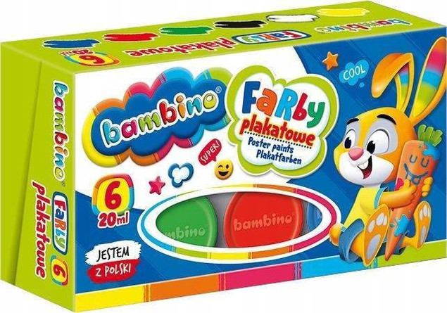 Zestaw plastyczny 42 kolory 8 szt. – Bambino