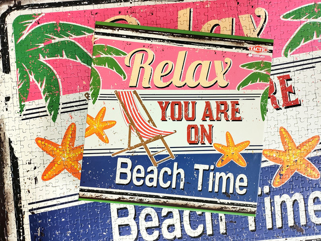 Puzzle Tactic BEACH TIME 1000 elementów, Artystyczne, od 9 lat