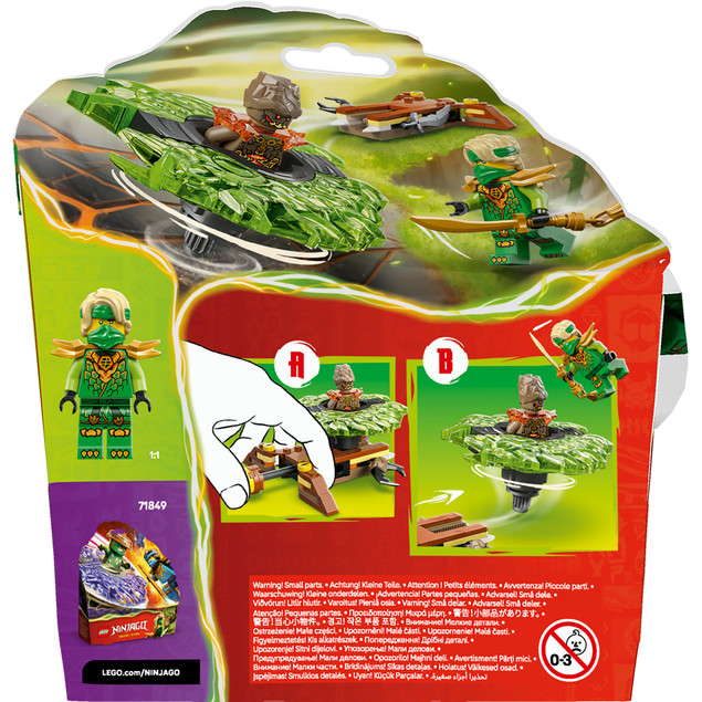 LEGO NINJAGO - Lloyd kontra ziemny potwór na spinnerze 71850