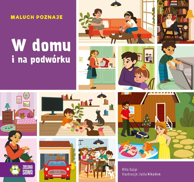 Maluch poznaje. W domu i na podwórku Rita Dudkowska okładka