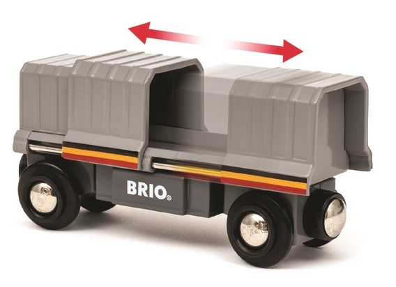 Pociąg BRIO wielokolorowy z 2 wagonami