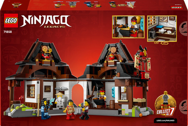 LEGO 71858 Ninjago Kuźnia Cztery Bronie