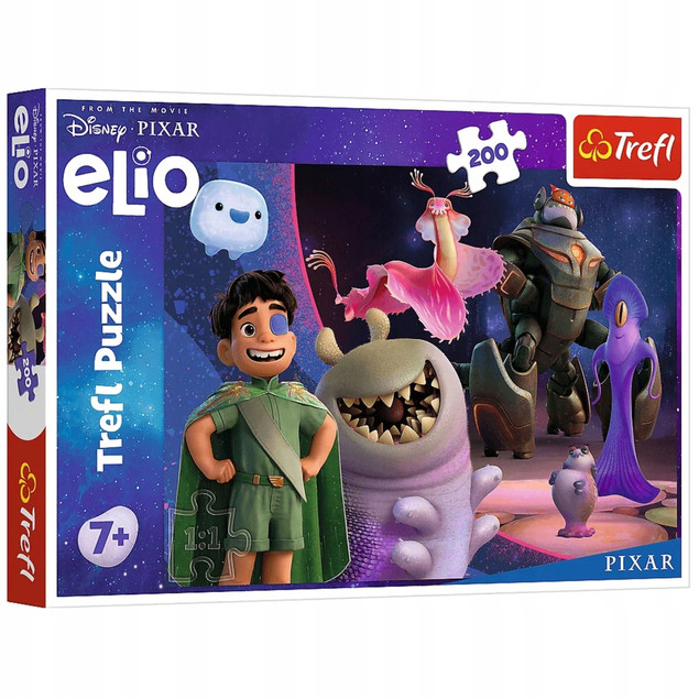 Puzzle Trefl 200 elementów Elio w odległej galaktyce