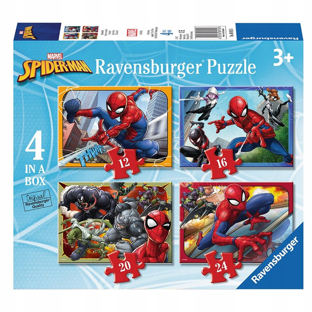Ravensburger - Puzzle 4w1 - Spider-Man 6915