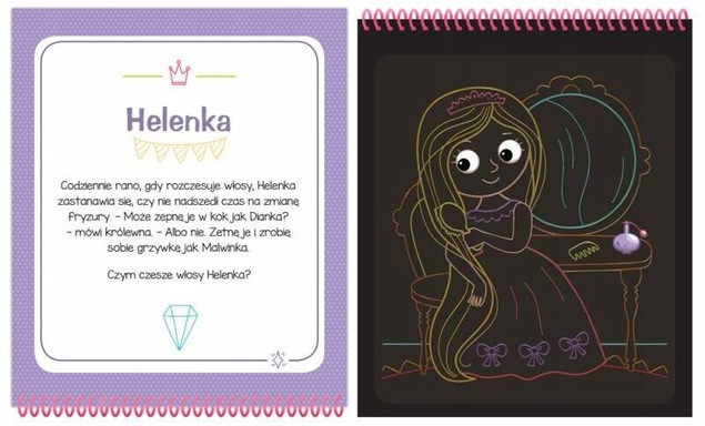 Królewny. Zdrapywanka z rysikiem