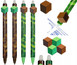 4x Długopis Wymazywalny Automatyczny MINECRAFT City Jungle CoolPack