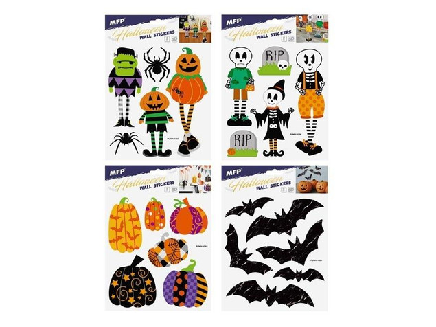 Naklejka dekoracyjna na ścianę Halloween 26x19cm 2
