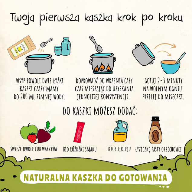 Bio Kaszka z Amarantusa 200 g HELPA eko, bez dodatku cukru, bezmleczna