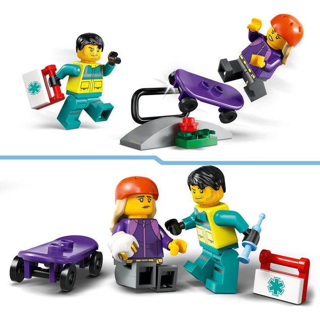 LEGO City 60451 Ambulans Ratunkowy z Minifigurkami