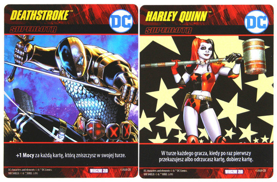Gra Karciana Wieczne Zło DC Comics