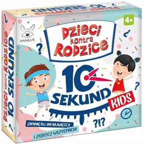 Dzieci Kontra Rodzice 10 Sekund Rodzinna Gra Pamięciowa 4+ Kangur