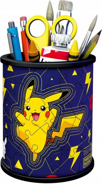 PUZZLE 3D POKEMON POJEMNIK NA PRZYBORY PIKACHU