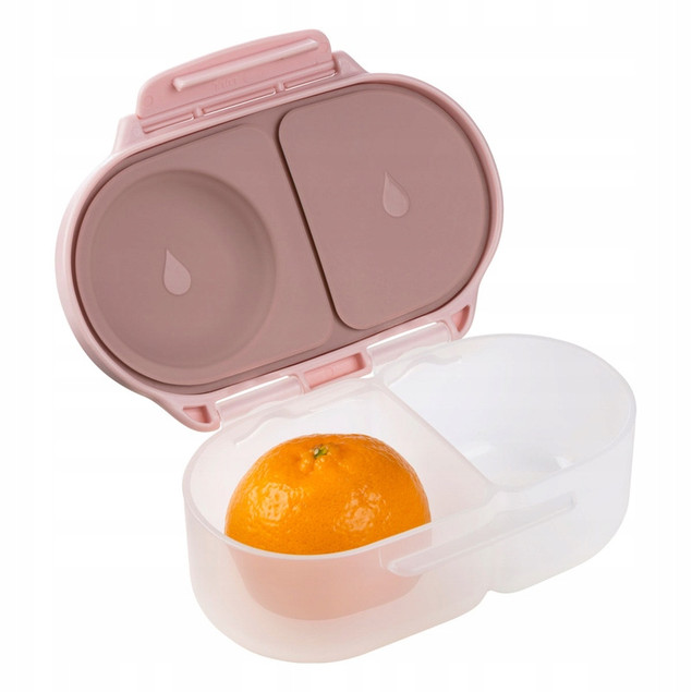 B.box Snackbox Pojemnik na Przekąski Blush Crush dla Dzieci Szczelny Flex Divider