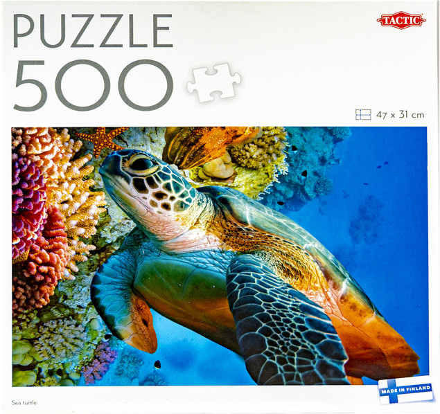 Puzzle Tactic 500 Sea Turtle - Układanka z Żółwiem Morskim