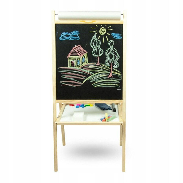 Tablica Dla Dzieci Magnetyczna Kredowa Papier 4w1 3ToysM