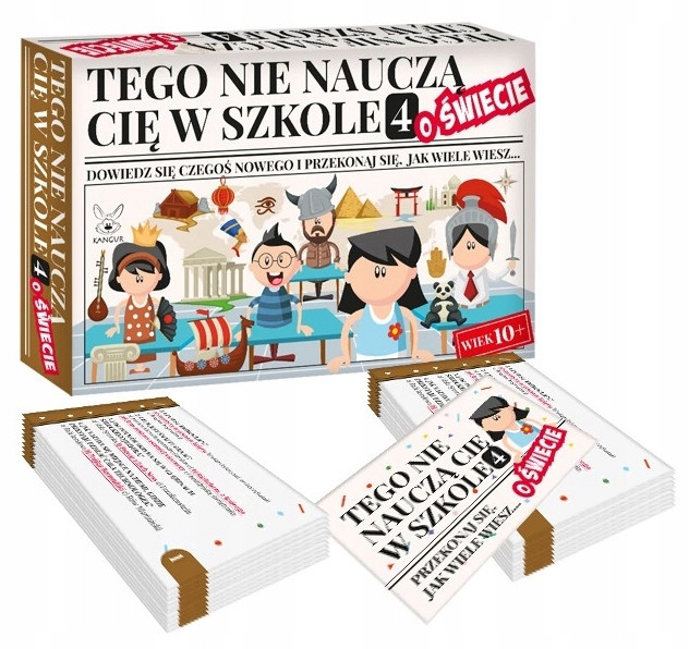 Pakiet 4w1 TEGO NIE NAUCZĄ CIĘ W SZKOLE 10+ Kangur