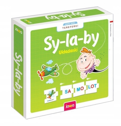 Sylaby Gra Edukacyjna Planszowa Układanki Nauka Czytania 6+ Jawa 0734
