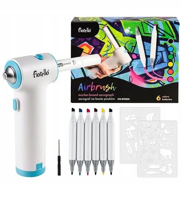 Airbrush zestaw długopis do malowania w sprayu Fiorello GR-8900N
