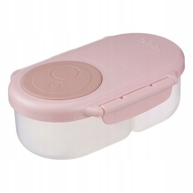B.box Snackbox Pojemnik na Przekąski Blush Crush dla Dzieci Szczelny Flex Divider