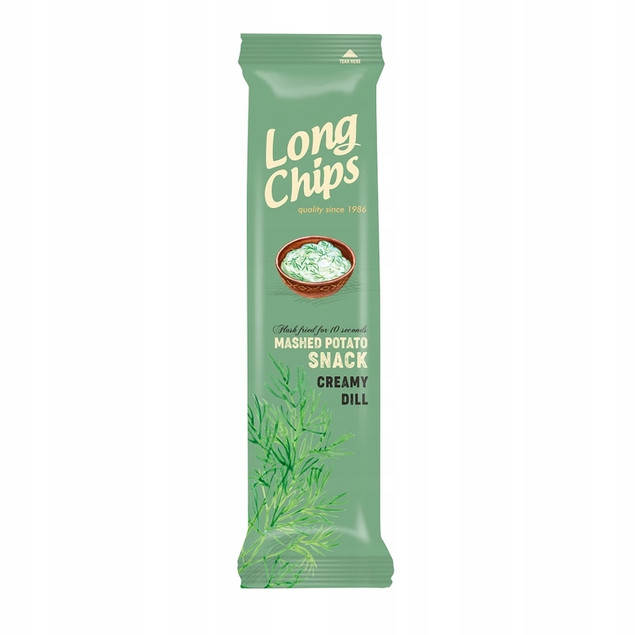Long Chips kwaśna śmietana i koperek 75g