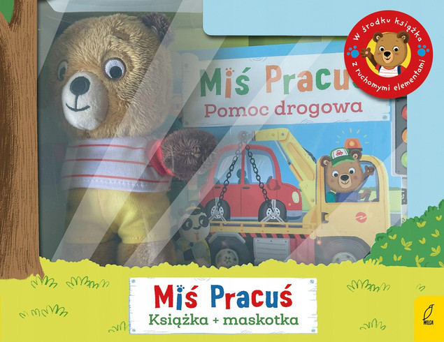 Miś Pracuś. Pomoc drogowa + maskotka Benji Davies