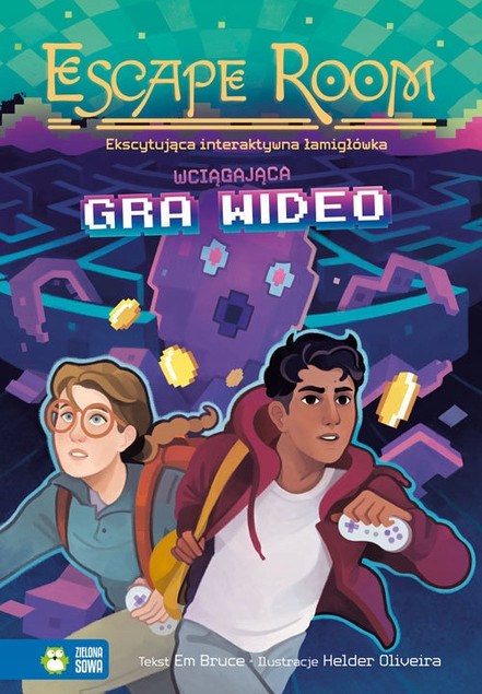 Escape Room. Gra wideo Em Bruce Zielona Sowa - Książka Interaktywna