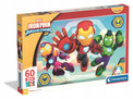 Puzzle Maxi 60el. Super Kolor Iron Man And His Awesome Friends Clementoni