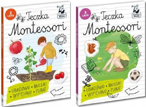 Teczka Montessori 2 lata – Kapitan Nauka