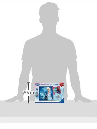 PUZZLE 3X49 FROZEN ELSA ANNA I OLAF, RAVENSBURGER