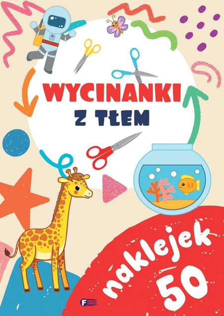 Wycinanki z tłem Praca zbiorowa