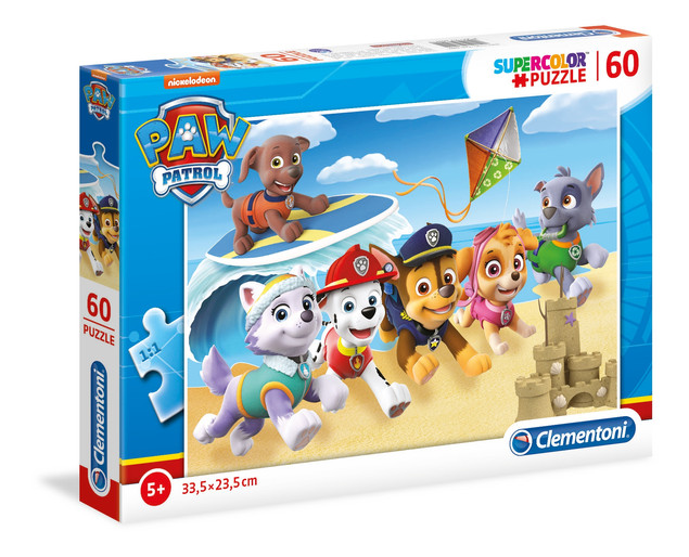 Puzzle 60 Układanka Supercolor PSI PATROL Pieski Psy Bajka 5+ Clementoni
