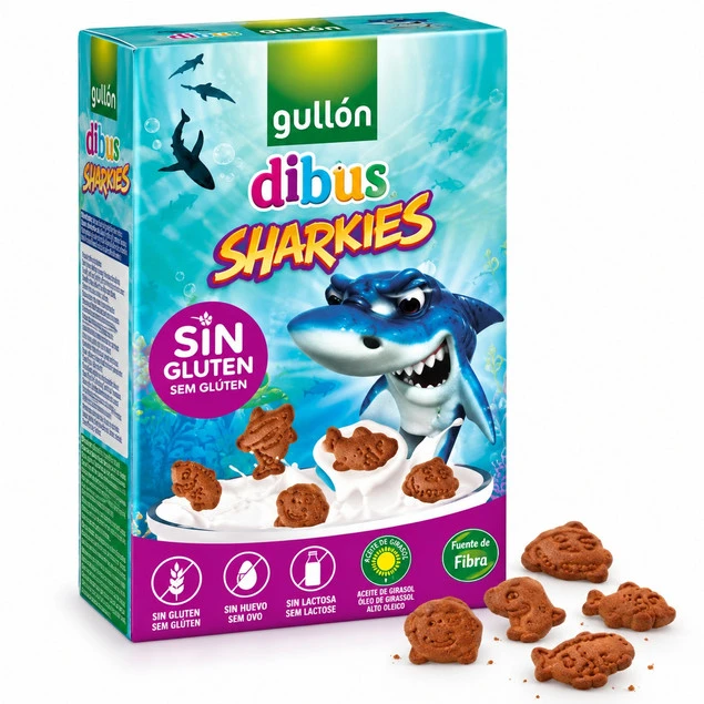 Ciasteczka Sharkies Bezglutenowe Gullon