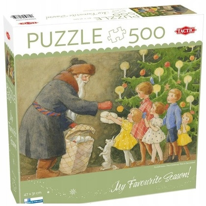 Puzzle Tactic 500 elementów The Christmas Tree is Decorated