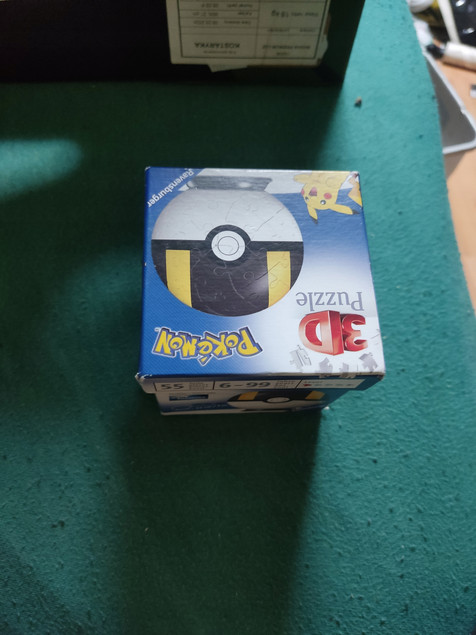 Puzzle 3D 54 el. Ravensburger Kula Pokeball Pokemon Czarna 112661