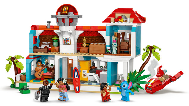 Klocki LEGO® Disney 43268 Domek na plaży Lilo i Stitcha