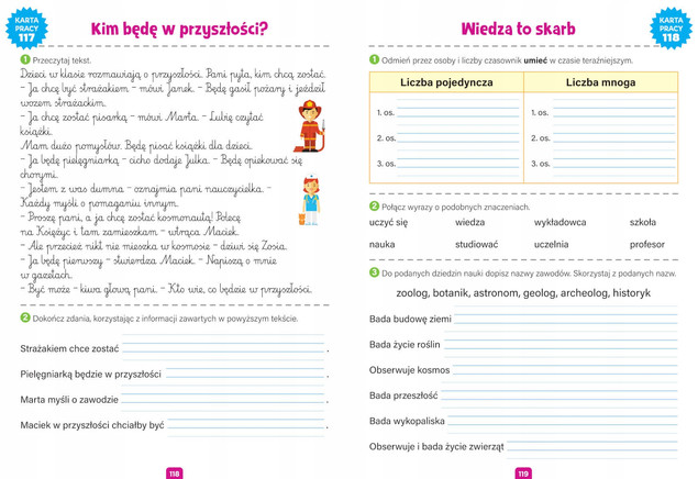 EDU Karty Pracy Ucznia Klasy 1-3 POLSKI PRZYRODA Lucyna Kasjanowicz 6+ SBM