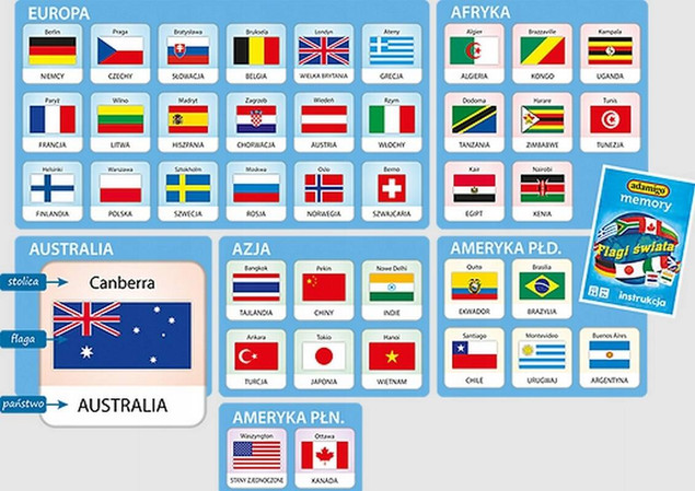 Memory. Flagi Adamigo