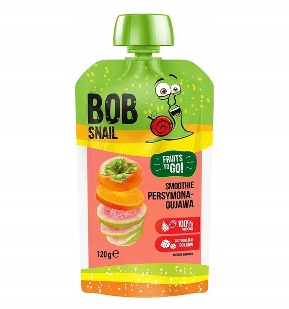 Smoothie owocowe bez cukru persymona-guawa 120g