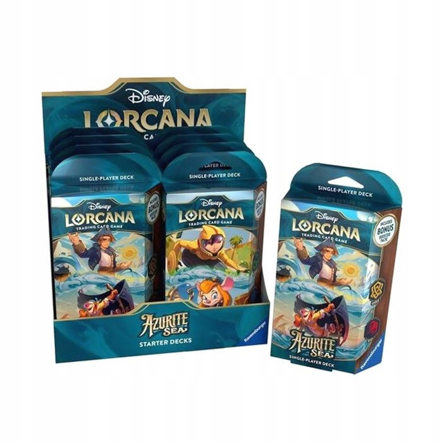 Disney Lorcana Azurite Sea Amber Ruby Starter Deck