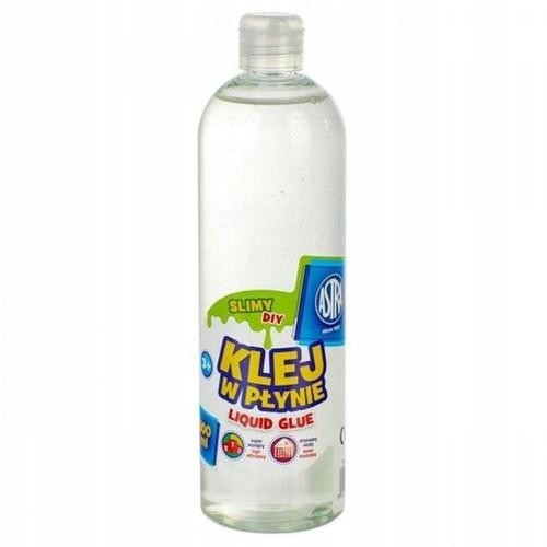 Klej W PŁYNIE Bezbarwny Do Slime Glutów Transparentny 500 ml 3+ Astra