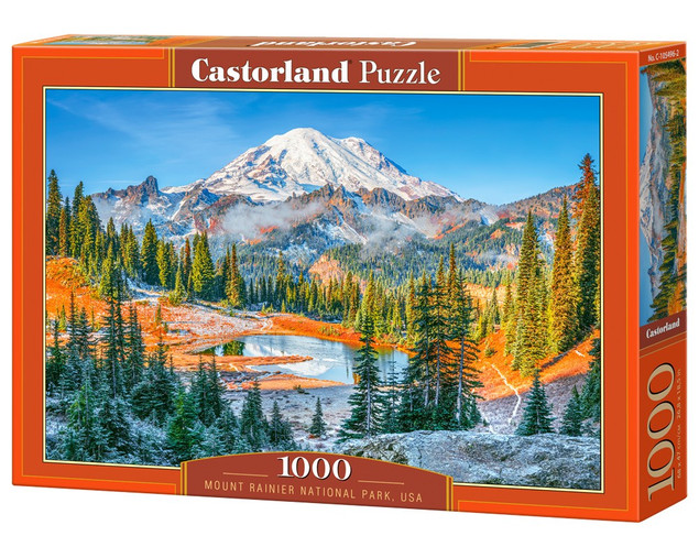 Puzzle 1000 Mount Rainier National Park Castorland krajobraz góry las 9+