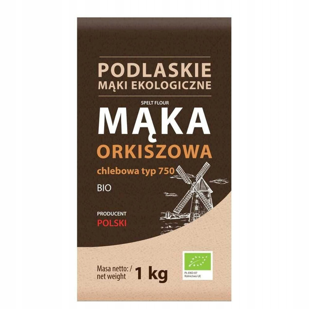 Mąka orkiszowa chlebowa (typ 750) 1 kg - Bio Life - Mąki Podlaskie (EKO)