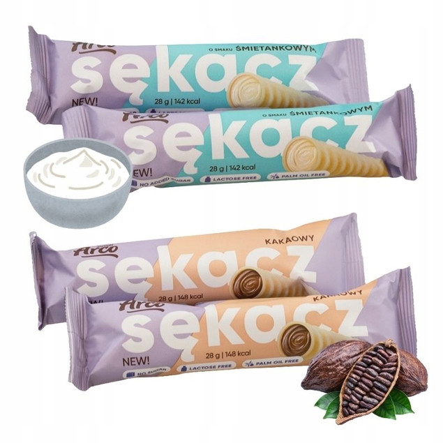 Baton Kakaowy Arco – Sękacz Bez Cukru i Laktozy 28g