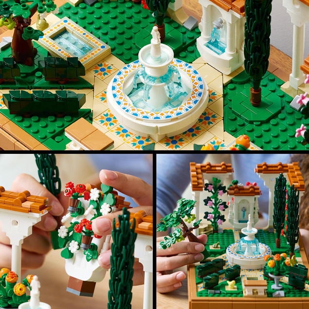 Klocki Zestaw LEGO ICONS 10359 Fontanna w Ogrodzie | Dla Dorosłych
