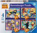 RAVENSBURGER Puzzle Minionki 4w1 (12, 16, 20, 24 elementy)