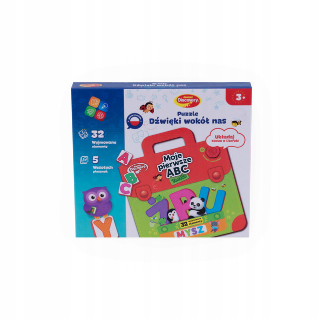 Dumel Puzzle Moje Pierwsze ABC Dźwięki Wokół Nas