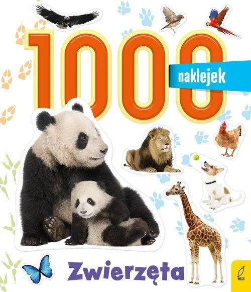 1000 naklejek Zwierzęta - okładka