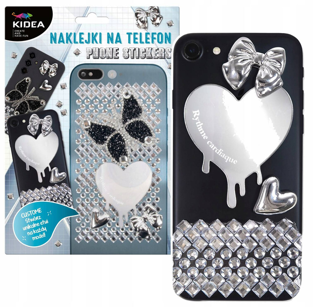 Naklejki Na TELEFON Wypukłe Puffy BLING BLING Kidea