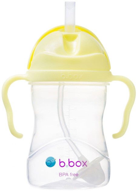 B.BOX Innowacyjny Kubek Bidon Niekapek z Obciążoną Słomką 240 ml 6M+